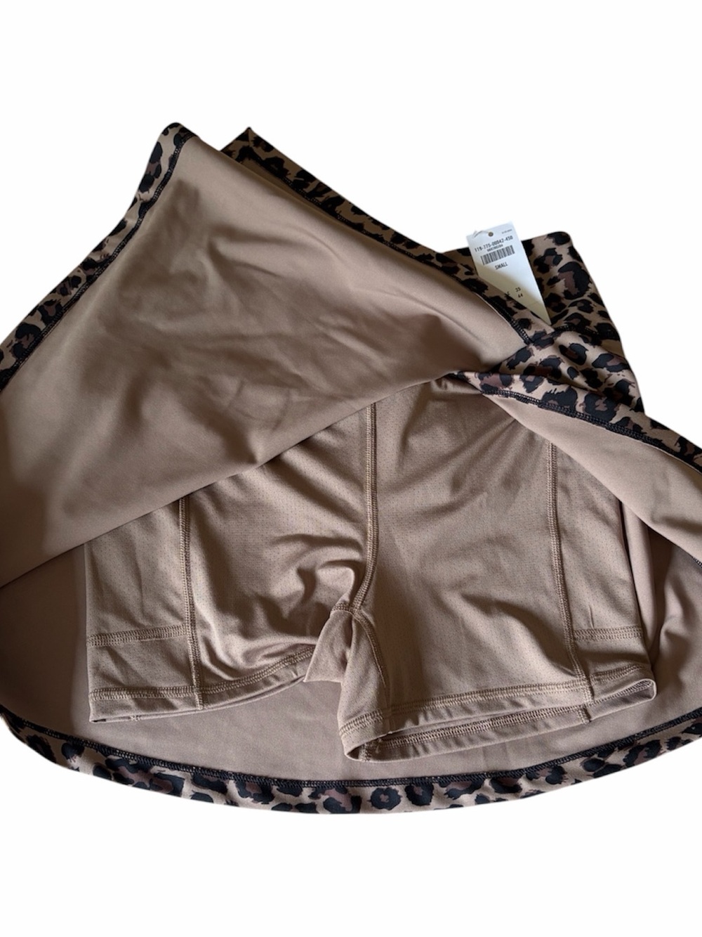 YPB Leopard Print Sculpt Lux Athletic Skort - Picture 4 of 4